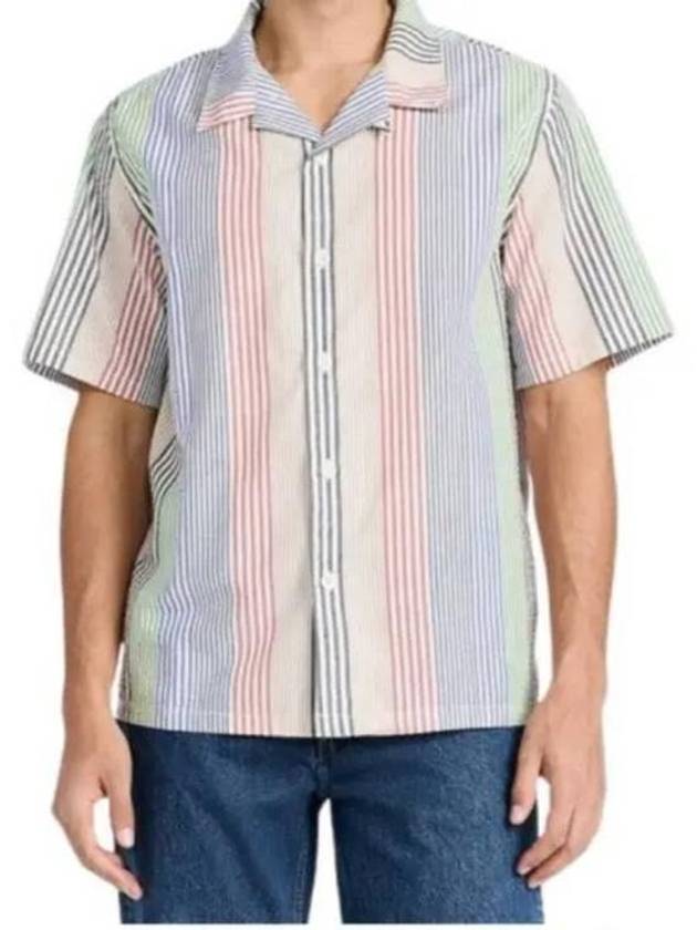 Howlin Short Sleeve Shirt COCKTAIL D AMORE SEERSUCKER MIX Free SEERSUCKERMIX - HOWLIN' - BALAAN 1