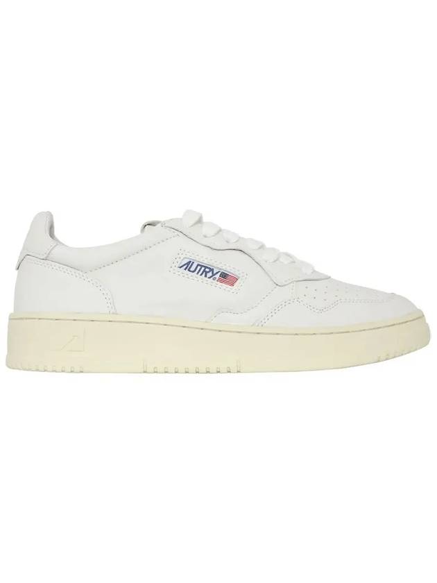 Medalist Goatskin Low Top Sneakers White - AUTRY - BALAAN 4