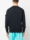 Wappen Patch Crew Neck Sweatshirt Navy - STONE ISLAND - BALAAN 6