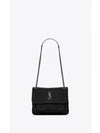 Nikki Baby Grain Lambskin Shoulder Bag Black - SAINT LAURENT - BALAAN 2