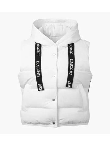 GOLF Women s Hooded Lightweight Down Vest - DESCENTE - BALAAN 1