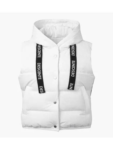 GOLF Women s Hooded Lightweight Down Vest - DESCENTE - BALAAN 1