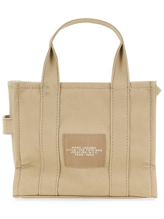 Logo Small Canvas Tote Bag Brown - MARC JACOBS - BALAAN 5