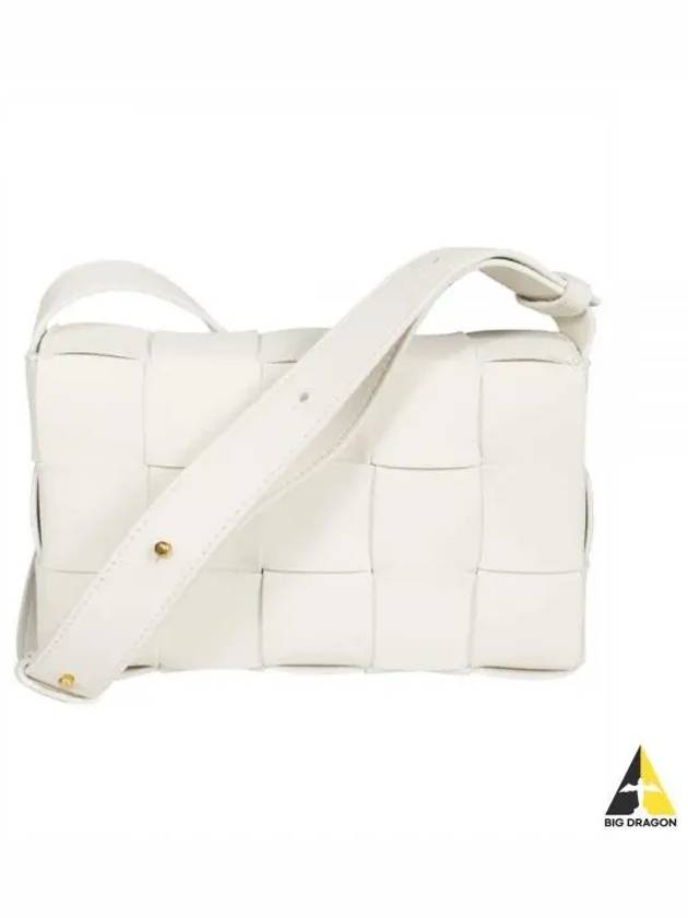 Cassette Intrecciato Small Cross Bag White - BOTTEGA VENETA - BALAAN 2