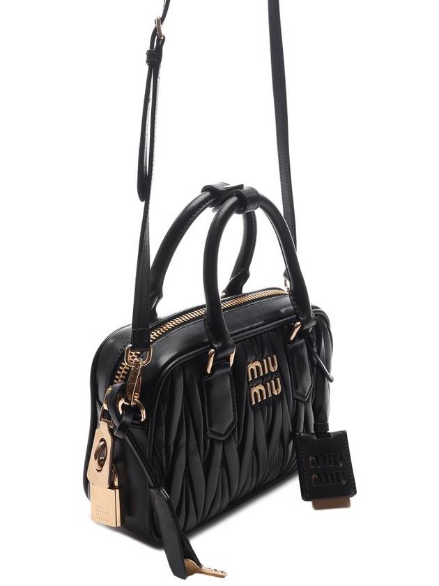 Materasse Nappa Leather Tote Bag Black - MIU MIU - BALAAN 4