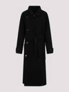 Wrap Wool Double Coat Black - LEMAIRE - BALAAN 2