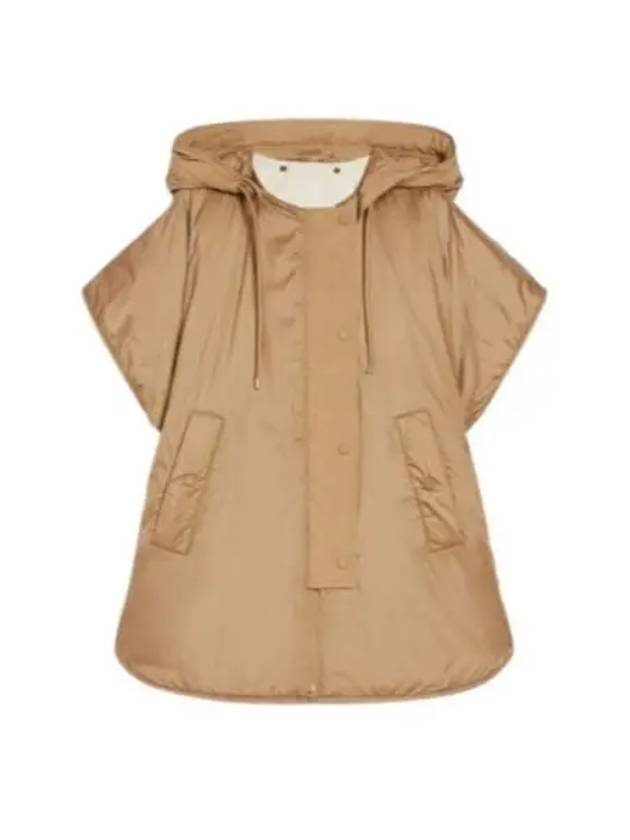 Egemone Reversible Cape Camel - MAX MARA - BALAAN 2