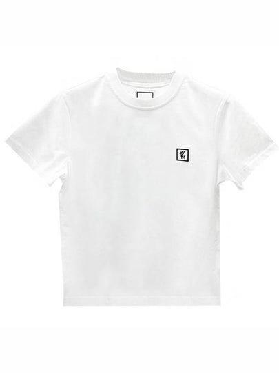 Men's Back Logo Cotton Short Sleeve T-Shirt White - WOOYOUNGMI - BALAAN 2