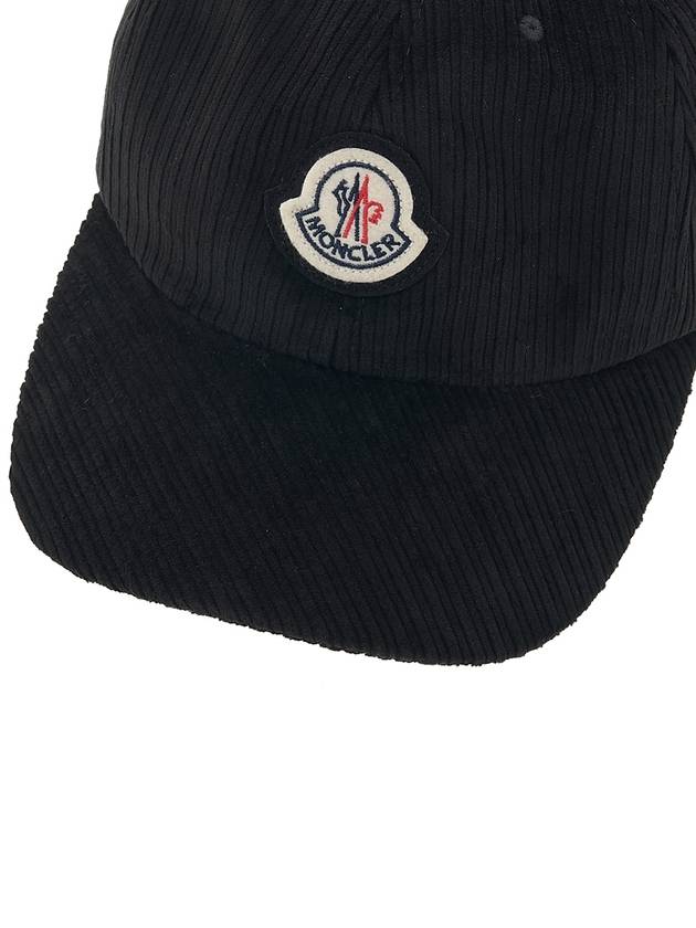 Men's Logo Patch Baseball Cap 3B00016 596E3 999 - MONCLER - BALAAN 7