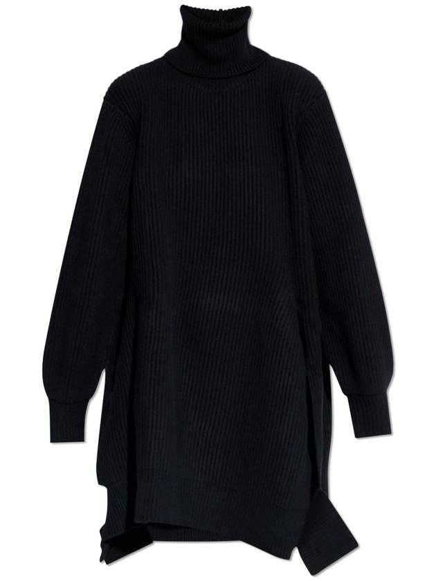 Yohji Yamamoto Dress With Turtleneck, Women's, Black - YOHJI YAMAMOTO - BALAAN 1