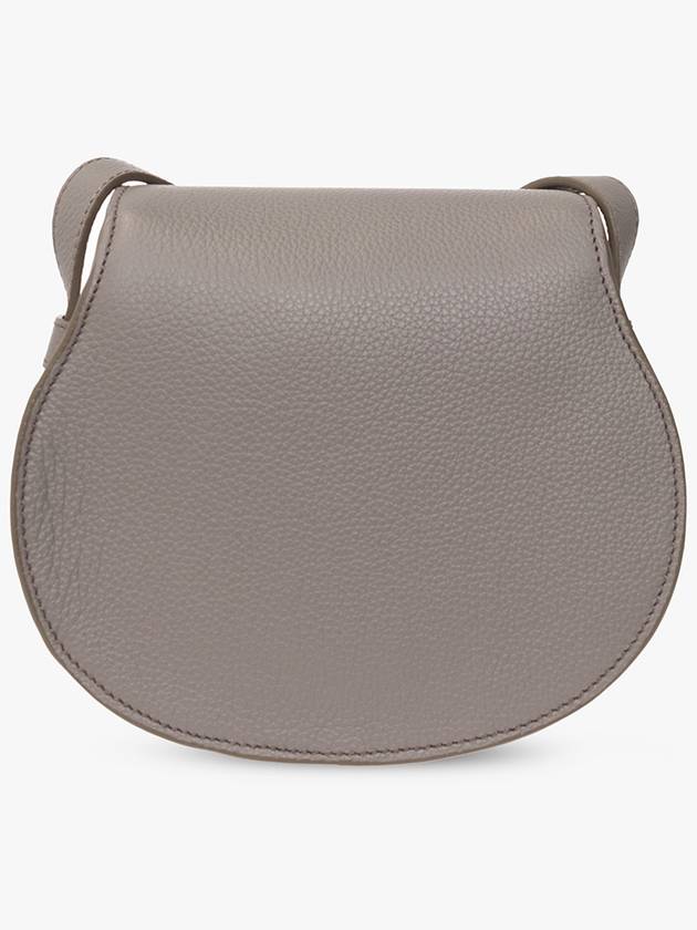 Marcie Saddle Small Grained Leather Cross Bag Grey - CHLOE - BALAAN 4