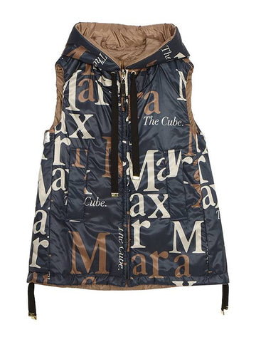 19291104650 LOGOS 008 Women s Double sided Padded Vest - MAX MARA - BALAAN 1