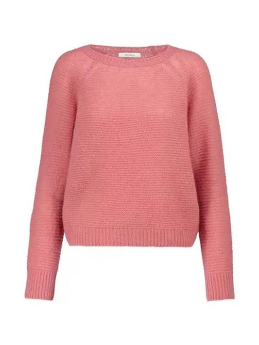 Kiku Cashmere Knit Top Pink - MAX MARA - BALAAN.