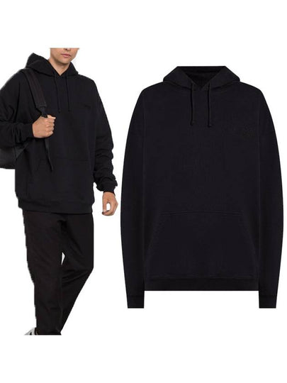 Logo Embroidered Hoodie Black - VETEMENTS - BALAAN 2