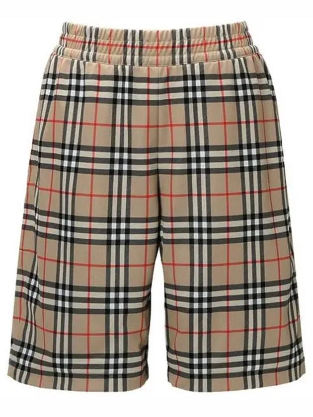 Vintage Check Technical Twill Shorts Beige - BURBERRY - BALAAN 2