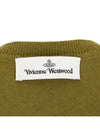 Bea Logo Cardigan Green - VIVIENNE WESTWOOD - BALAAN 10