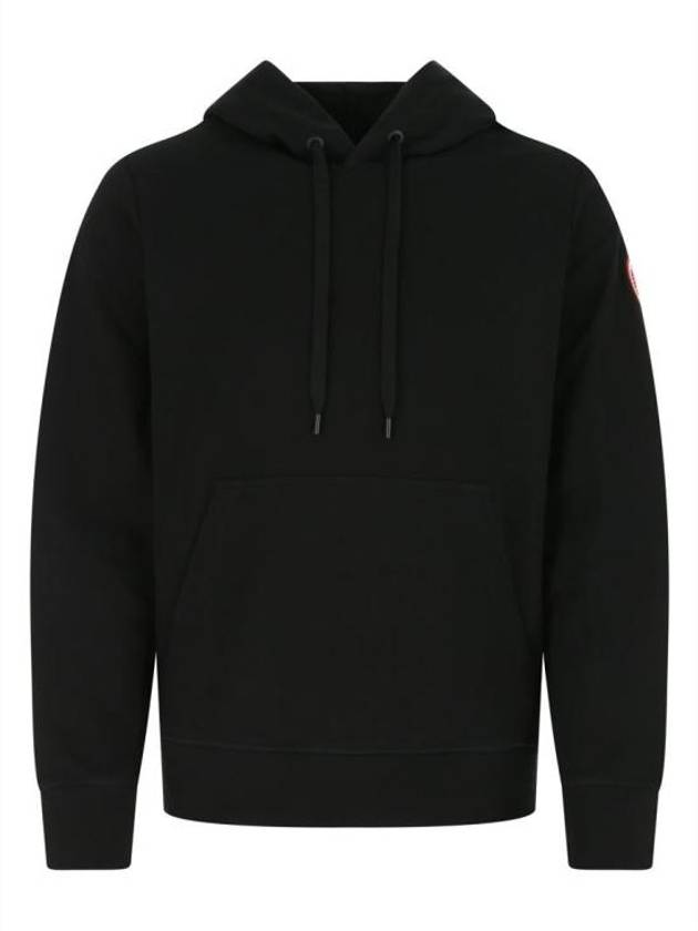 Huron Drawstring Hoodie Black - CANADA GOOSE - BALAAN 2