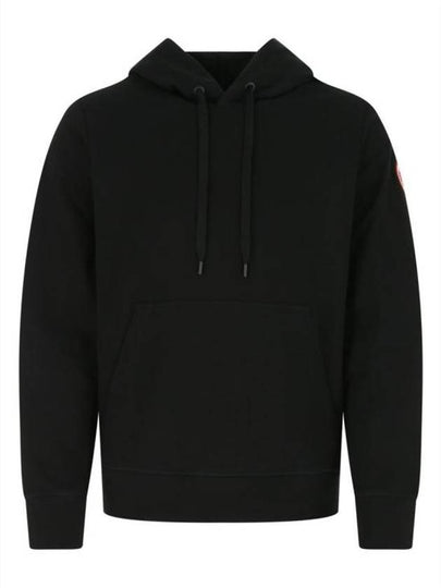 Huron Drawstring Hoodie Black - CANADA GOOSE - BALAAN 2