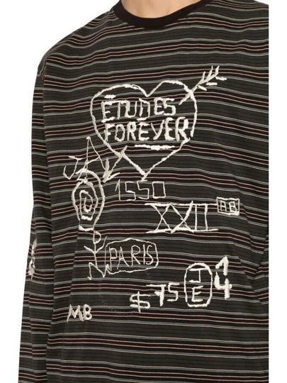 Etude Graffiti Stripe Wonder Long-Sleeve T-Shirt, Size Medium - ETUDES - BALAAN 2