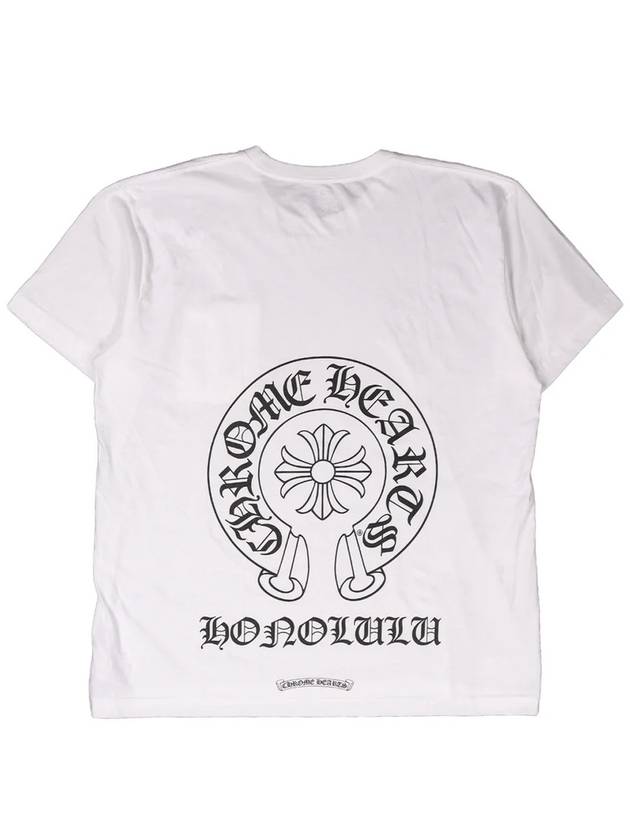 Honolulu Exclusive Horseshoe Logo T Shirt - CHROME HEARTS - BALAAN 3