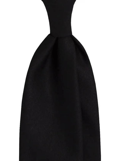 Premium Wool Tie Black - MANNERGRAM - BALAAN 2