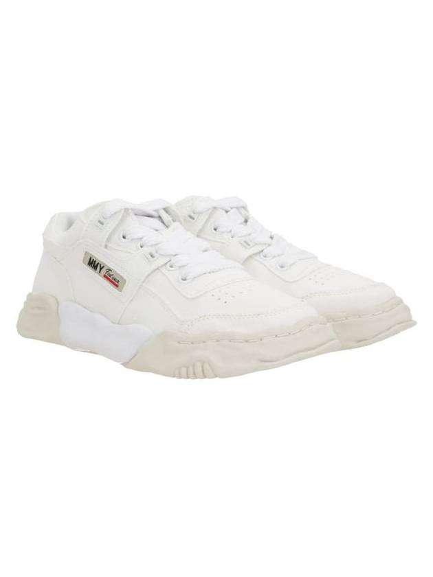 Parker OG Sole Canvas Low-Top Sneakers White - MAISON MIHARA YASUHIRO - BALAAN 3