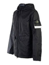 Membrana 3L TC Hooded Jacket Black - STONE ISLAND - BALAAN 2