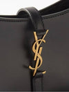 LE 5A 7 Gold Tone YSL Plaque Strap Mini Shoulder Bag - SAINT LAURENT - BALAAN 3