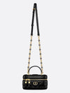 Caro Mini Vanity Cross Bag Black - DIOR - BALAAN 4