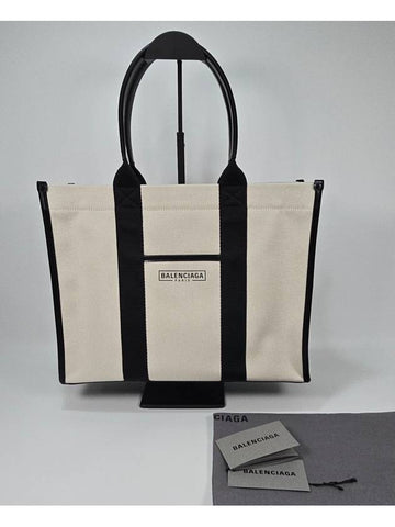 Hardware Canvas Medium Tote Bag - BALENCIAGA - BALAAN 1