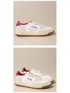 Men's Medalist Nylon Bicol Red Tab Low Top Sneakers White - AUTRY - BALAAN 5