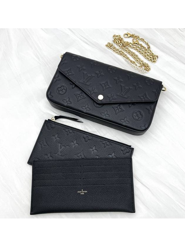 Felicie Pochette Shoulder Bag Black - LOUIS VUITTON - BALAAN 3