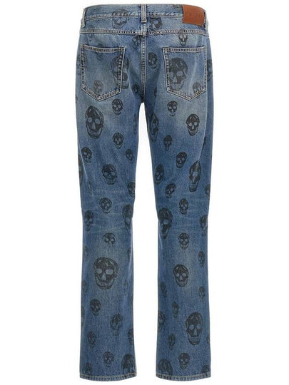 Alexander McQueen Skull Print Jeans - ALEXANDER MCQUEEN - BALAAN 2