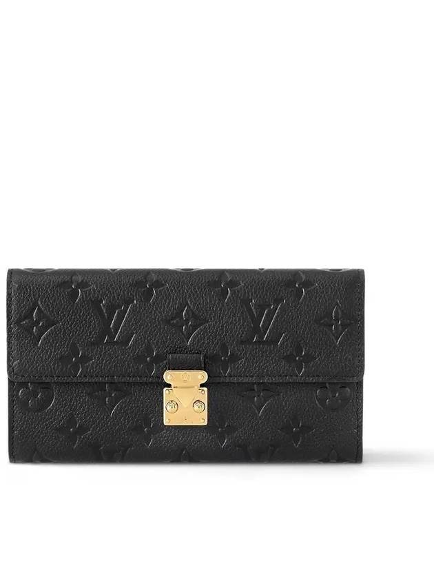 Sarah Wallet Monogram Empreinte Black M82638 - LOUIS VUITTON - BALAAN 1