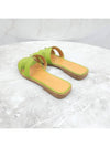 Lux You 35 5 Green Oran Slippers - HERMES - BALAAN 4