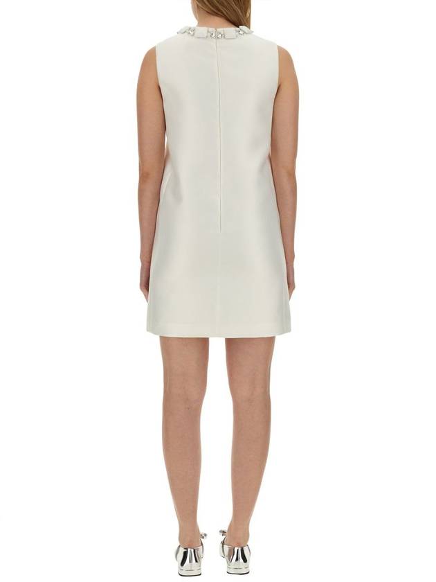 midi dress 1015006 1A105981W010 WHITE - VERSACE - BALAAN 4