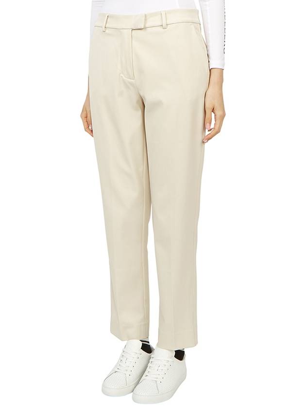 Women's Lux 4 Way Stretch Twill Straight Pants Beige - G/FORE - BALAAN 3