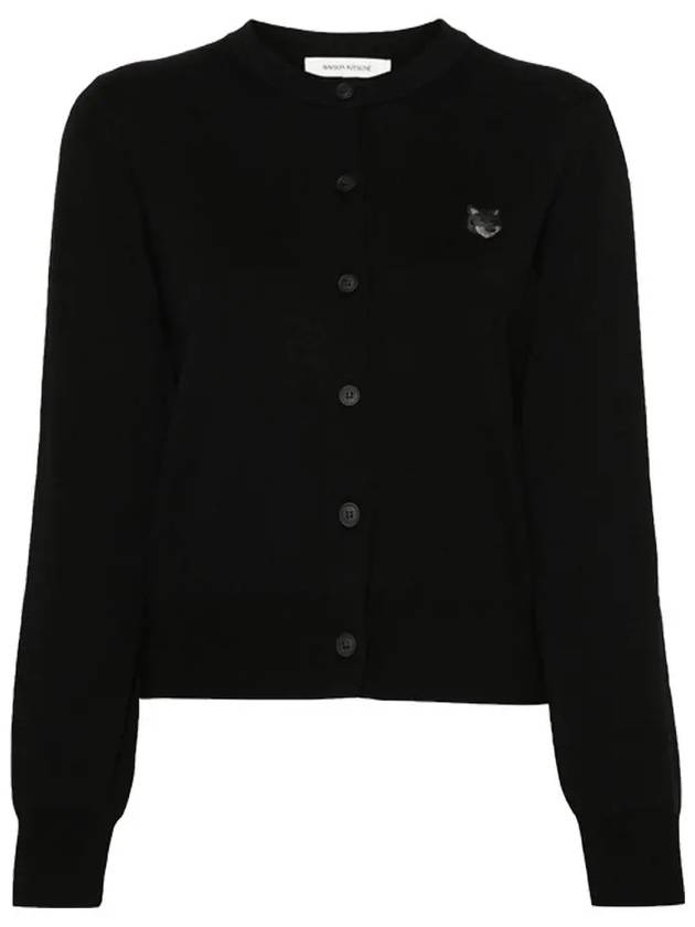 Maison Kitsune Bold Fox Head Women s Wool Cardigan MW00508 P199 - POLO RALPH LAUREN - BALAAN 2