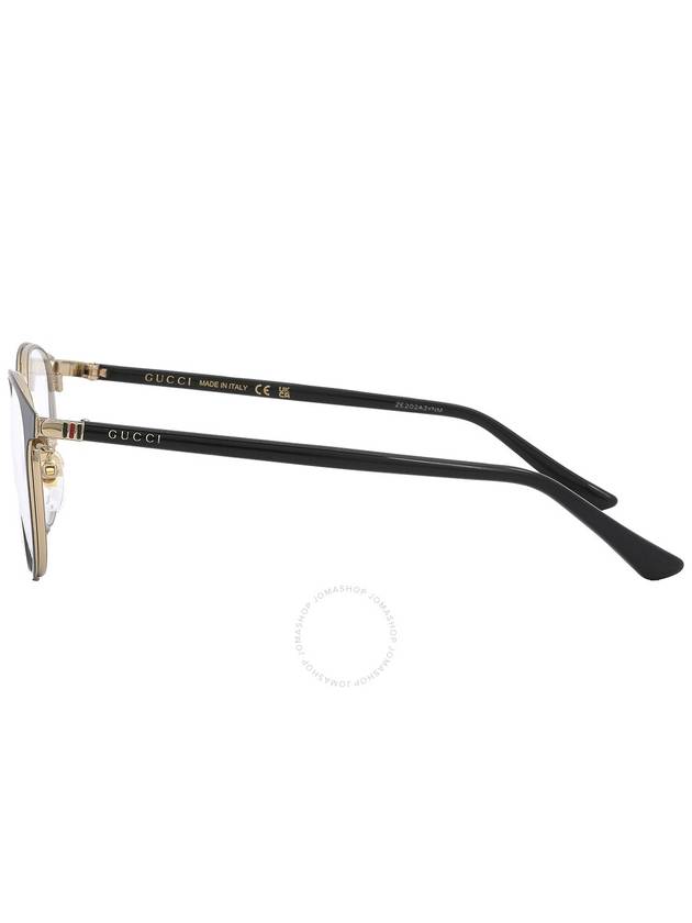 Eyewear Acetate Metal Glasses Shiny Black - GUCCI - BALAAN 4