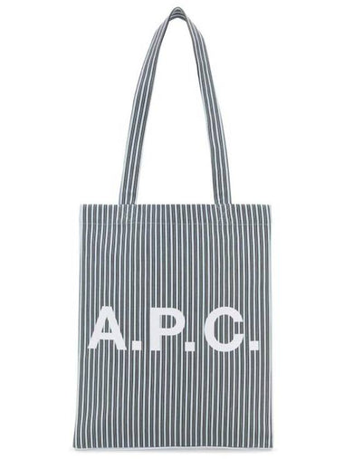 Lou Striped Tote Bag Blue - A.P.C. - BALAAN 1