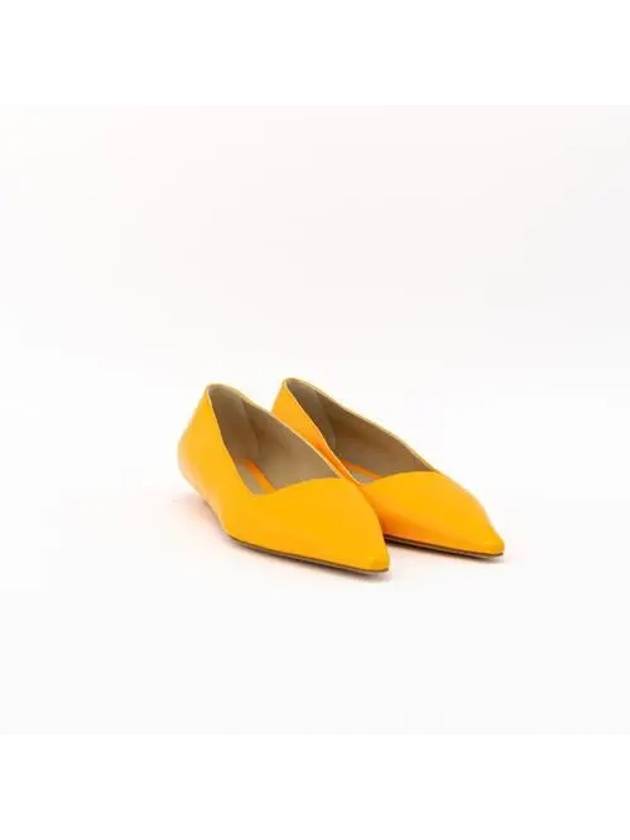 Women's Pointed Toe Flats Orange - BOTTEGA VENETA - BALAAN 6