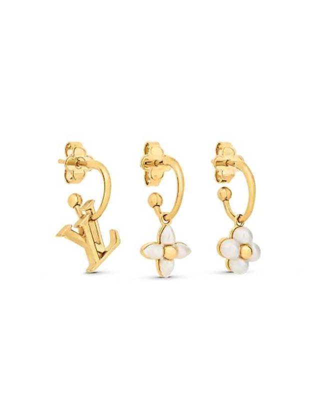 LV Floragram Earrings Gold - LOUIS VUITTON - BALAAN 2