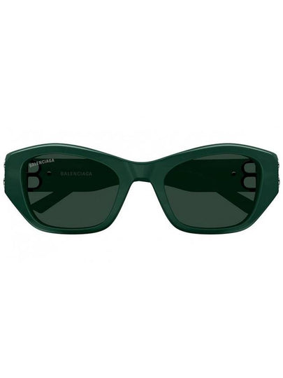 Sunglasses BB0311SK 004 SHINY SOLID DARK GREEN - BALENCIAGA - BALAAN 2