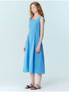Sleeveless back ribbon dress_Blue - OPENING SUNSHINE - BALAAN 3