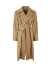 BERNARD Belted Wool Coat Camel 2360161439 006 - MAX MARA - BALAAN 1