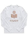 Long Sleeve TS0005FA A1N10E WHRG Clawia Linen Women's Long Sleeve Tee - ISABEL MARANT - BALAAN 1