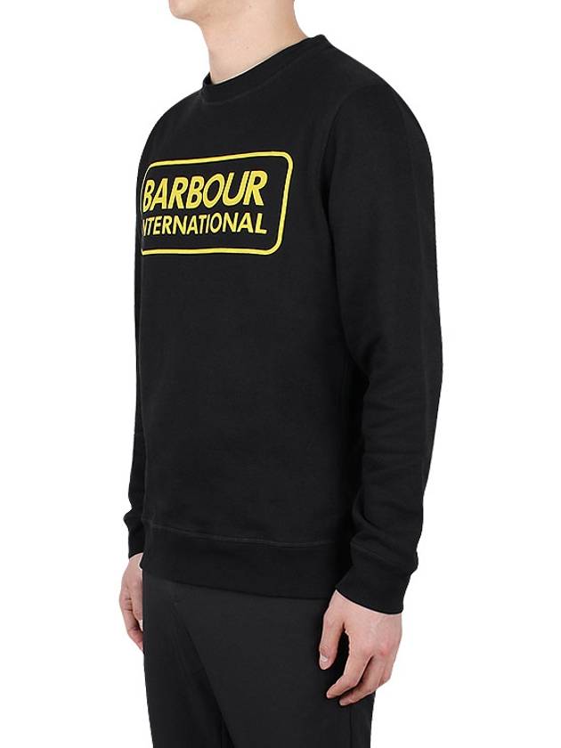 International Logo Cotton Sweatshirt Black - BARBOUR - BALAAN 4