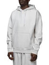 Swoosh Crew Neck Brushed Hoodie White - NIKE - BALAAN 8