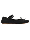 Satin Ballerinas Black - MIU MIU - BALAAN 1