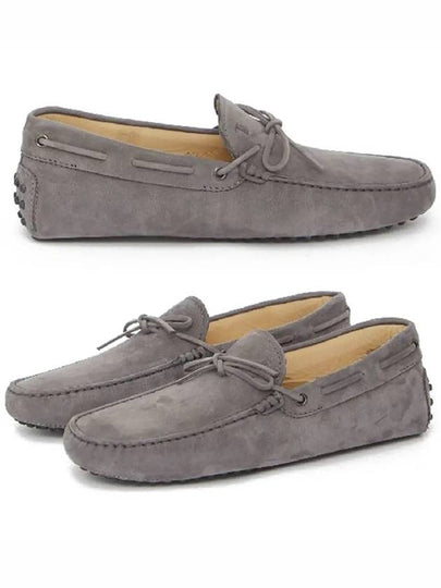 Gommino Nubuck Driving Shoes Grey - TOD'S - BALAAN 2